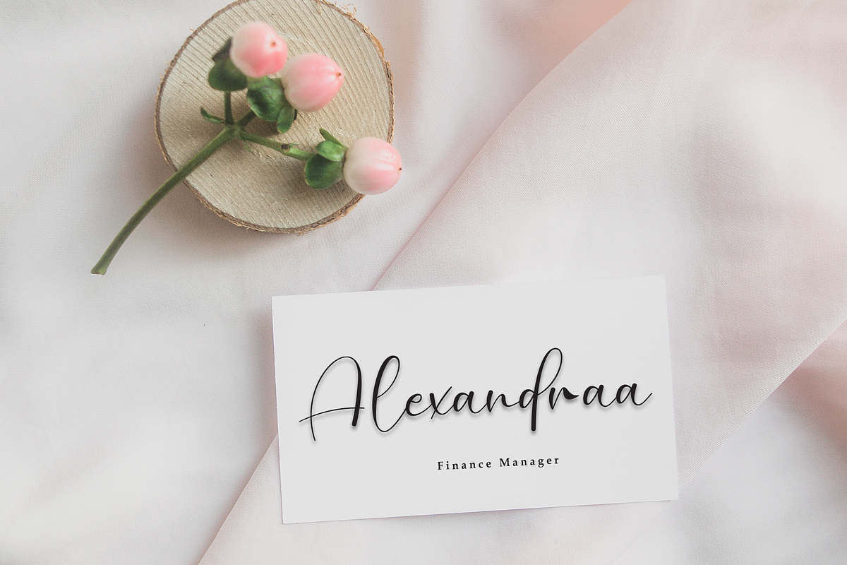 Simple Party | Script Font, a Handwritten Font by Scratchones (Photo 5 of 8)