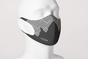 Face Mask Mock-up 3, a Mask Mockup by Yogurt86 (Thumbnail 9 of 12)