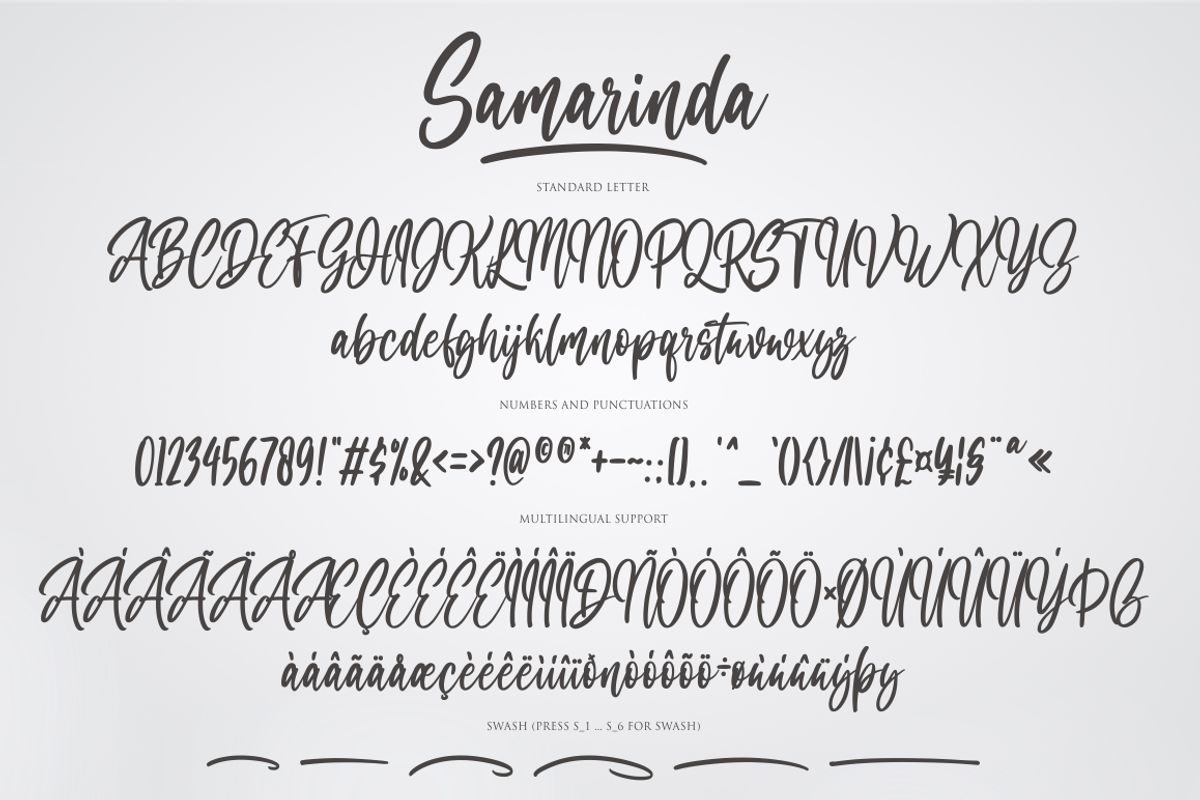 Samarinda, a Script Font by NJ Studio (Photo 9 of 10)
