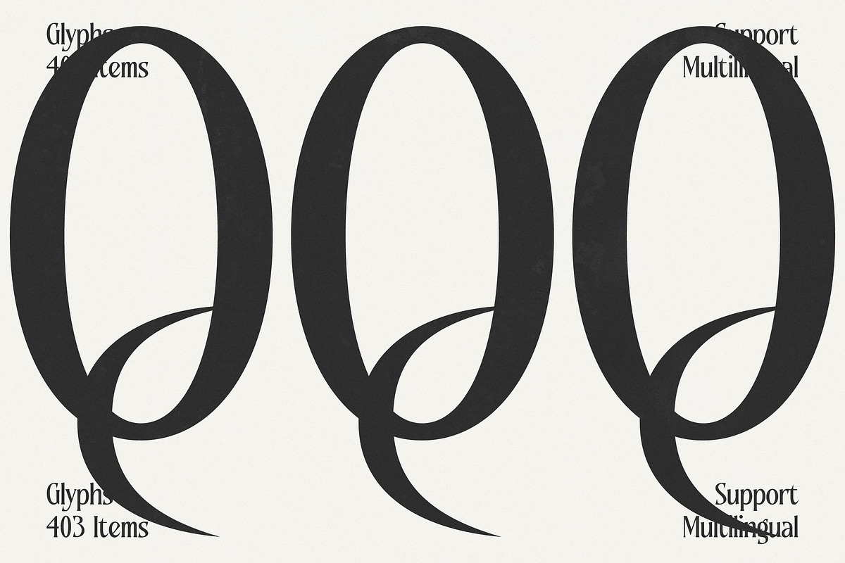 Qugotic Modern Alternate Serif, a Serif Font by timelesstype.co (Photo 9 of 20)