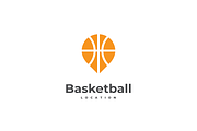 Basketball Pin Location Logo, a Branding & Logo Template by yopie (Thumbnail 2 of 3)