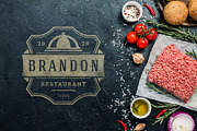 36 Restaurant Logos and Badges, a Branding & Logo Template by Vasya Kobelev (Thumbnail 3 of 18)
