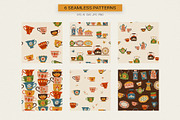 Retro Kitchen Tea & Coffee Clipart, a Food Illustration by Irina Ostapenko (Thumbnail 3 of 9)