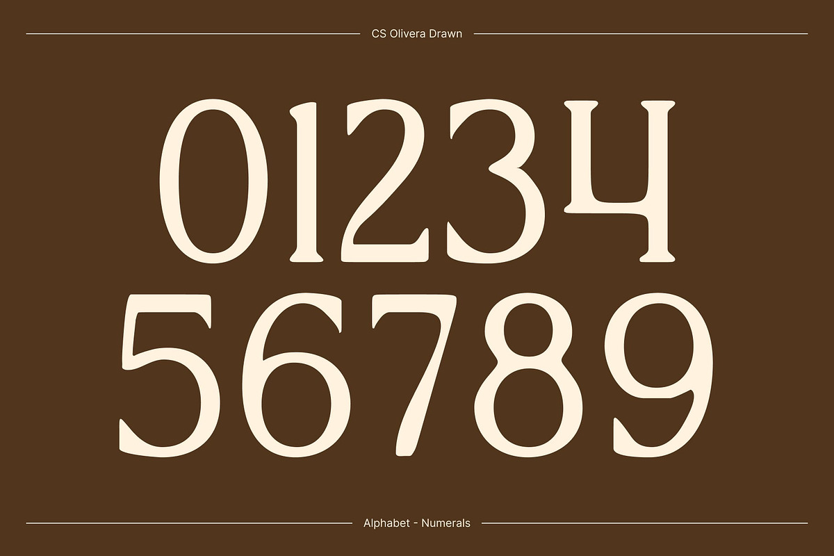 CS Olivera Drawn, a Serif Font by Craft Supply Co. (Photo 5 of 8)