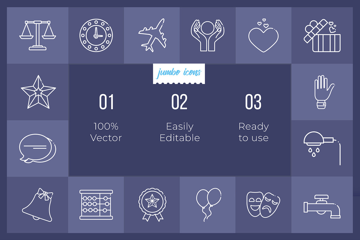 Miscellaneous Line Icons V2, an Outline Icon by Jumbo Icons (Photo 2 of 5)