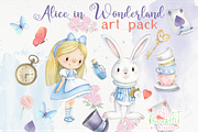 Alice in Wonderland PNG Clipart., a Food Illustration by RivusArt (Thumbnail 2 of 8)