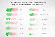 Watercolor Lettering Kit, a Brush Add-On by Letter Elfa Studio (Thumbnail 2 of 11)