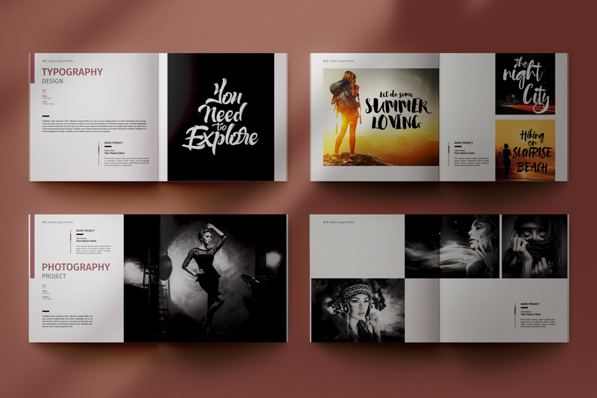 Graphic Design Portfolio, a Brochure Template by adekfotografia (Photo 13 of 14)