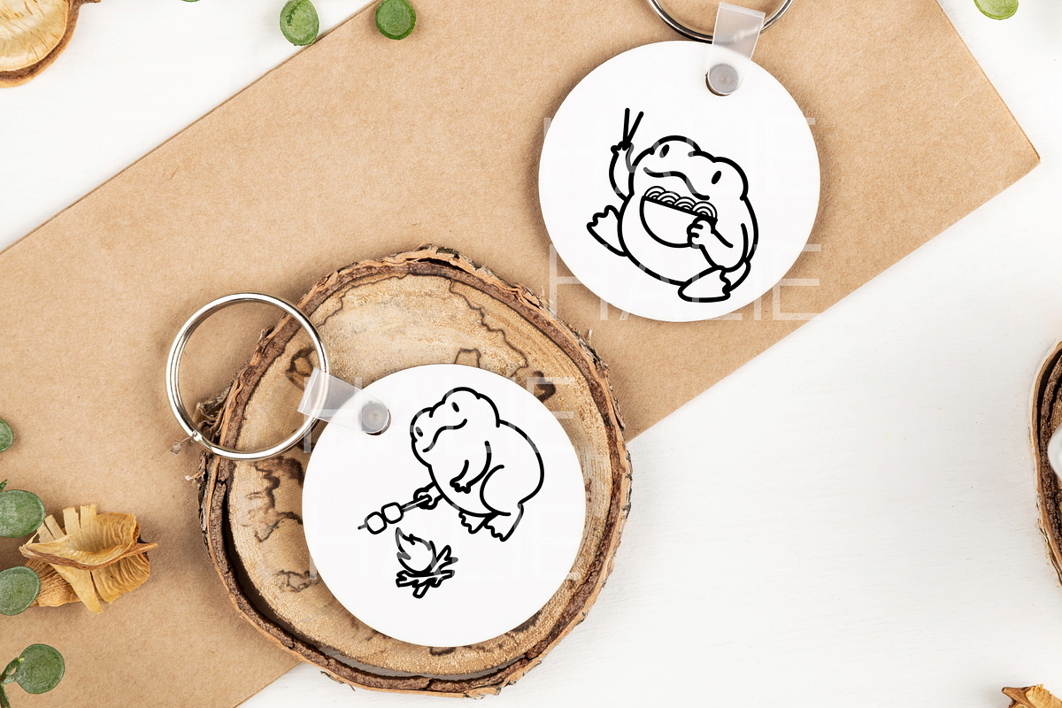 Cute Frogs & Toads Procreate Stamps, a Brush Add-On by HalieKStudio (Photo 8 of 8)