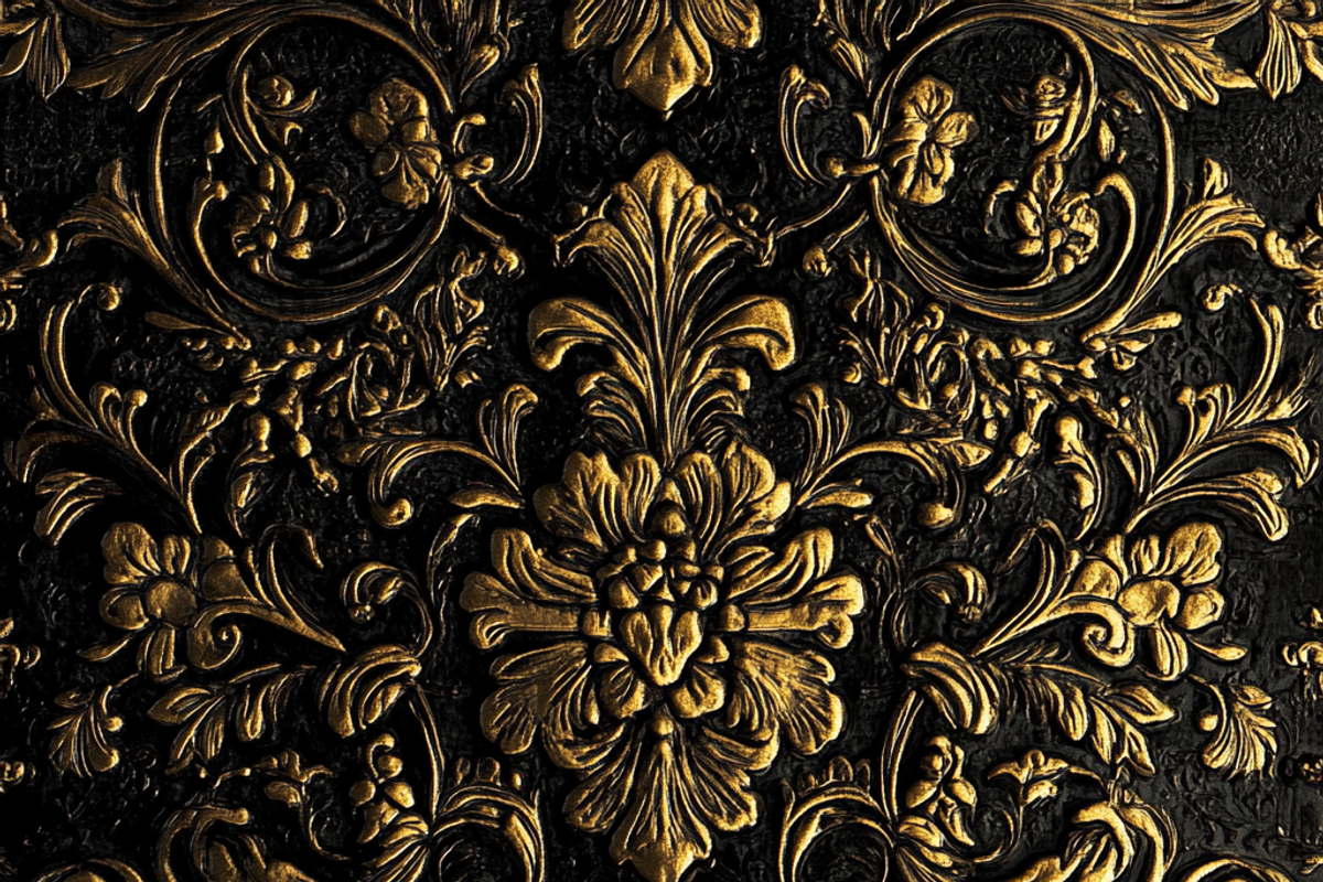 Black & Gold Opulence, a Background Graphic by Printable Treasure (Photo 6 of 9)