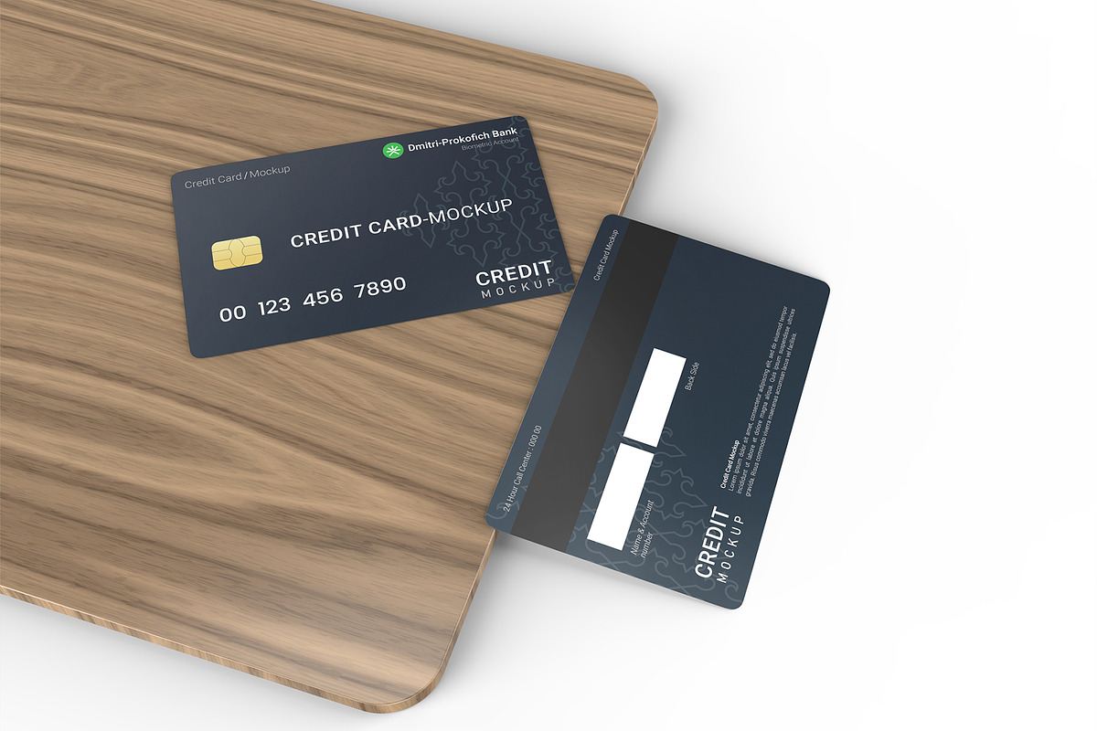 Credit Card Mockup, a Product Mockup by graphypix (Photo 1 of 4)