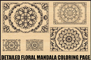 Intricate Floral Mandala Art Set, an Illustration by Designs_River (Thumbnail 1 of 7)