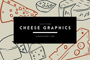 Vector Cheese Graphics, an Illustration by Dorey Kronick Art&Design (Thumbnail 22 of 22)