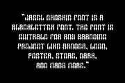 Jasel Ghoshic - Blackletter Font, a Blackletter Font by QR Design Studio (Thumbnail 5 of 8)