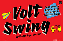 YJC Volt Swing Font