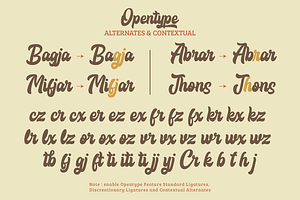 Menlawai - Retro Font With Extrude