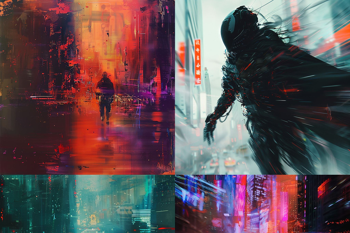 439 MJ Dark Sci-fi Prompts: Vol 4, a Background Graphic by Sevenstyles (Photo 12 of 16)