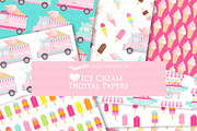 Ice Cream Party, Ice Cream Truck, an Illustration by Mia's Graphic Design (Thumbnail 7 of 9)