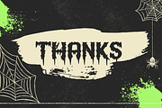 Barth Gone - Halloween Font, a Handwritten Font by BearyType Studio (Thumbnail 7 of 7)