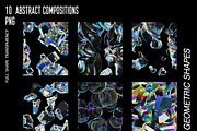 3D abstract dispersion glass, an Object Graphic by Polli Deeva (Thumbnail 5 of 12)