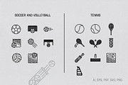 Linear Sports Icons, an Icon by The Fake PNG (Thumbnail 4 of 11)