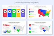 USA Maps Infographic Template, a Presentation Template by Mighty-Slide (Thumbnail 4 of 7)