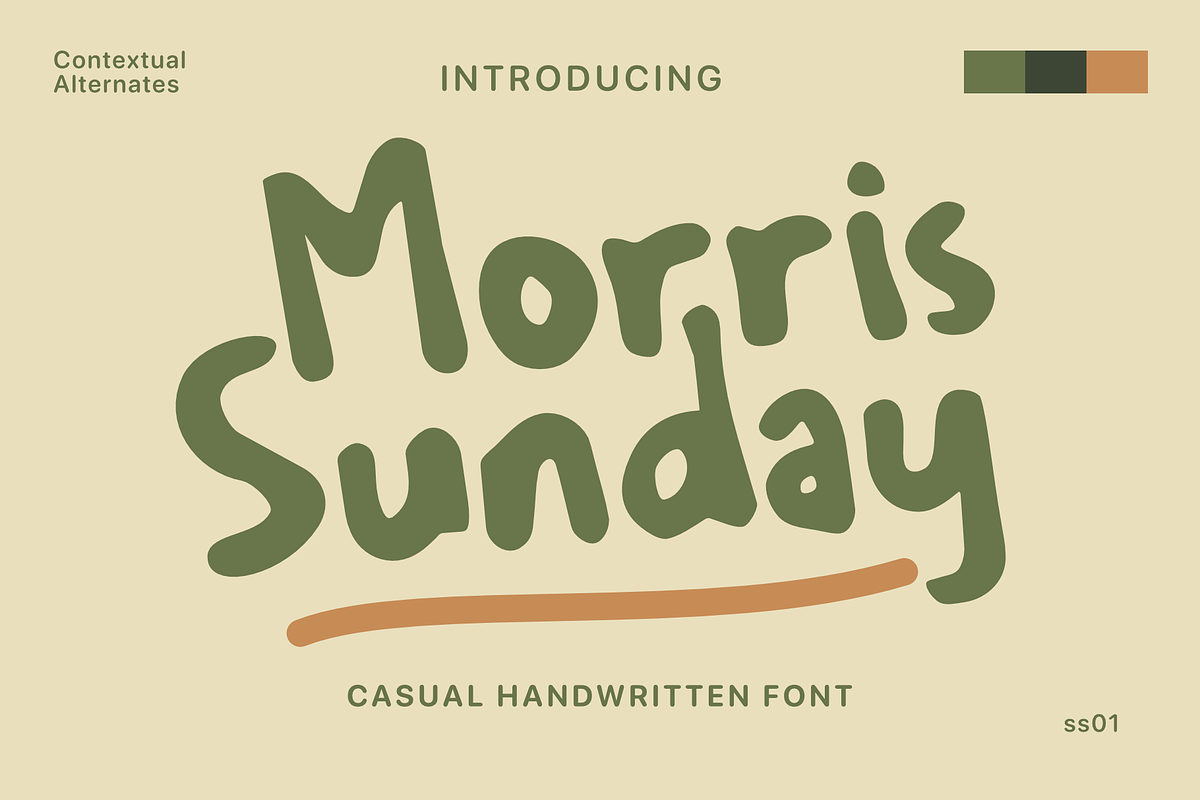 Morris Sunday-Handwritten Quote Font, a Handwritten Font by alphArtype (Photo 1 of 6)
