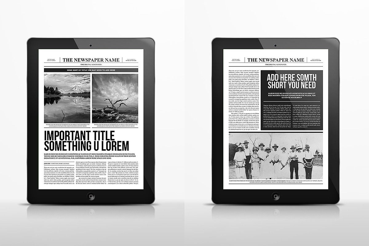 The Digital Newspaper, a Magazine Template by Luuqas Design (Photo 8 of 10)