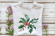 Winter Herbs Sublimation Clipart, an Illustration by Rose Art (Thumbnail 4 of 7)