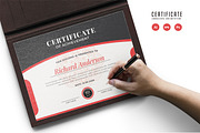 510. Modern Certificate Template, a Stationery Template by CreativeRezwan (Thumbnail 3 of 3)