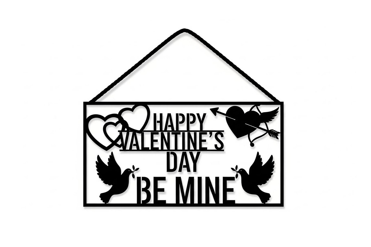 50 Valentine Day Silhouette Pack, an Illustration by Designs_River (Photo 29 of 51)