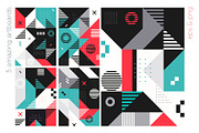 Fun Geometry pattern bundle., a Pattern Graphic by lisa_kalev (Thumbnail 22 of 22)