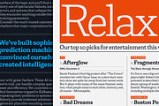 Herald News — Editorial Font, a Serif Font by Kevin Foley Fonts (Thumbnail 9 of 14)