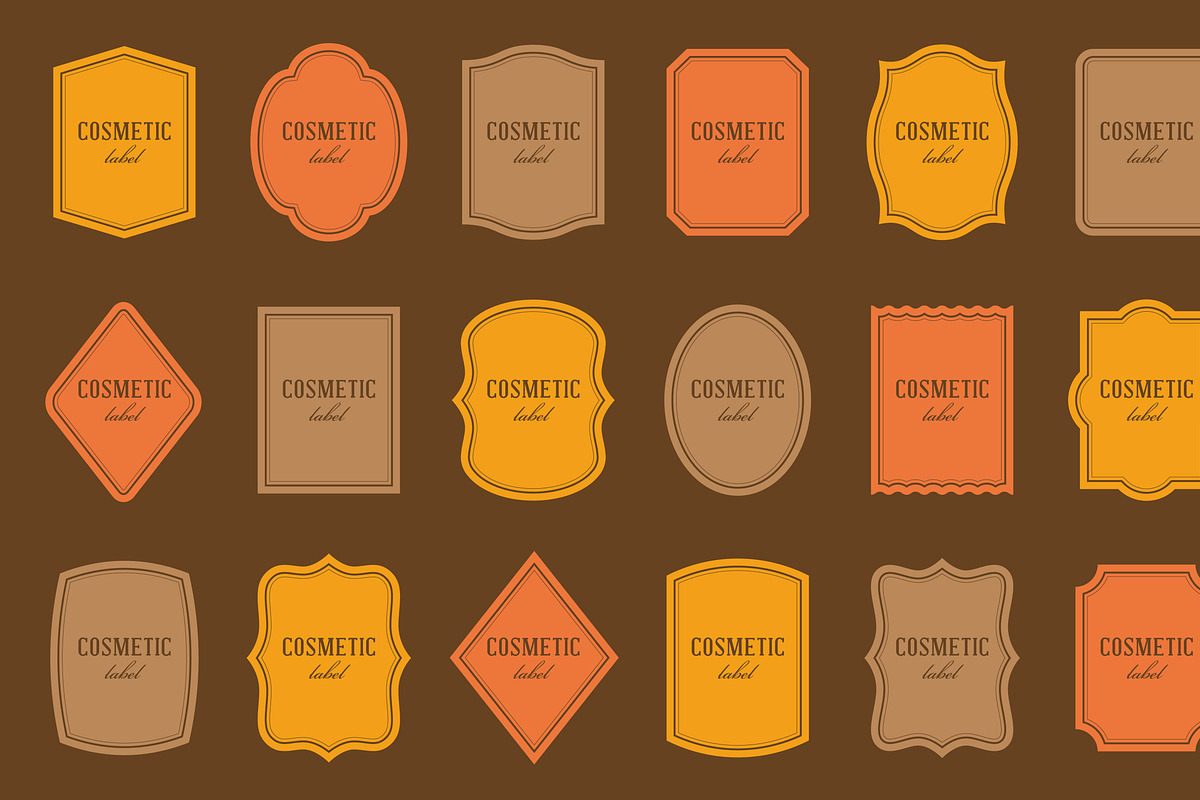 Labels: 18 shapes, different colors, an Object Graphic by moibalkon (Photo 5 of 19)