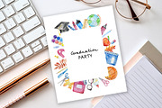 Back to School Watercolor Frames Set, an Object Graphic by SvetaArtStore (Thumbnail 5 of 7)