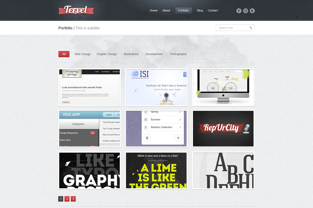 Tervel Theme (-70%), a Websites & App Template by bekyarov (Photo 2 of 4)