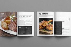 Recipe Book Creator Template Design