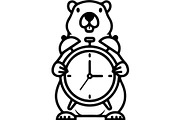 Cute Bear Silhouette Vector Bundle, a Person Illustration by Designer_Momina (Thumbnail 22 of 31)