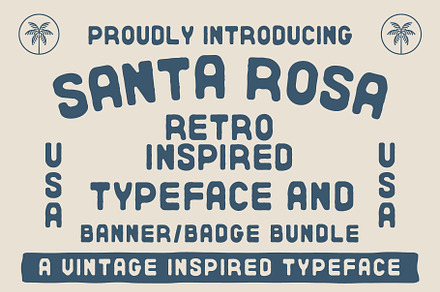 Santa Rosa Typeface Bundle