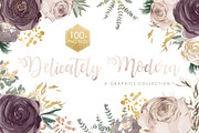 Winter Wedding Floral Graphic Set, an Illustration by Ink + Eye (Thumbnail 1 of 7)