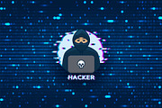 Hacker logo template, a Branding & Logo Template by Andrey Yaroslavtsev (Thumbnail 1 of 2)