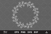 Floral wreath SVG, Wedding wreath, an Object Graphic by ClipartMuchLove (Thumbnail 6 of 7)