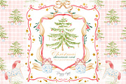 Christmas Chinoiserie Crest, an Illustration by TheHappyGiftArt (Thumbnail 1 of 10)