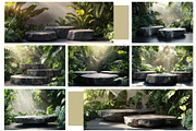 Stone Podium & Tropical Greenery, a Nature Photo by Nebbia (Thumbnail 3 of 3)