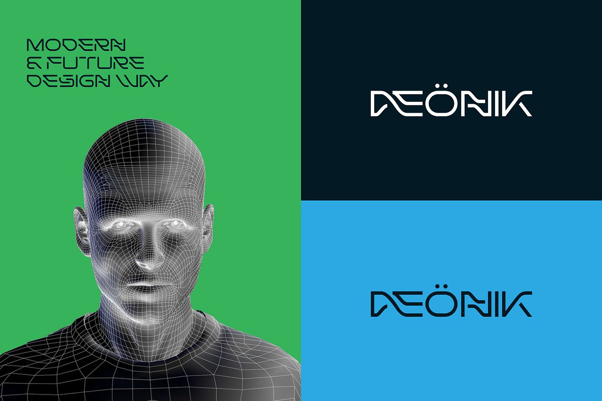 Avaben Sleek Futuristic Fonts, a Sans Serif Font by WhymoreArt (Photo 9 of 9)
