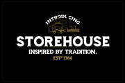 Storehouse Font + Vector shapes, a Serif Font by LeoSupply.co (Thumbnail 16 of 18)