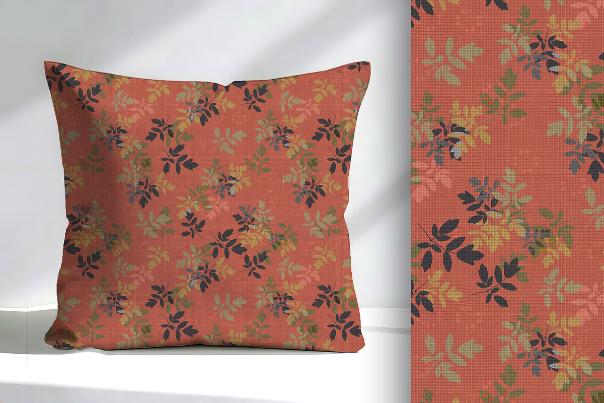Earthy Leaves Seamless Pattern, a Pattern Graphic by Sharon Schwalbe (Photo 2 of 5)