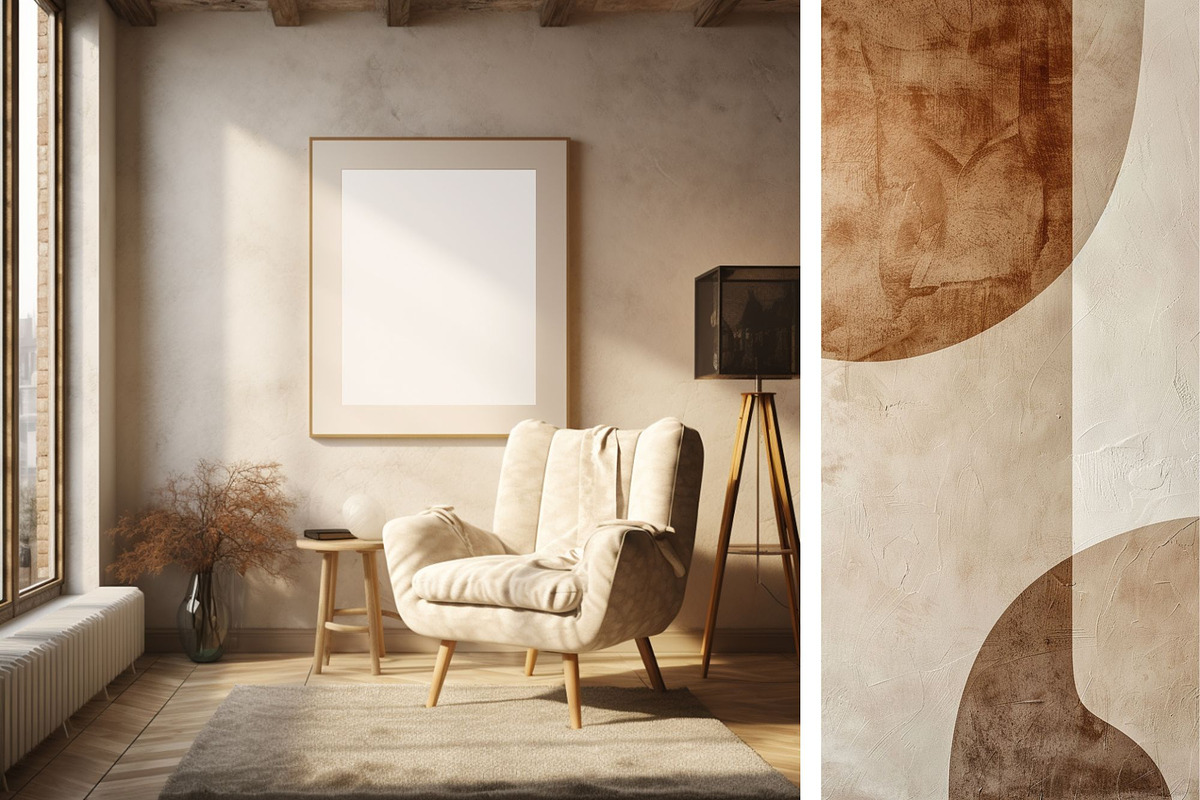 Minimalist Interior Frame Mockup 1, a Household Mockup by ARTOZEN DIGITAL (Photo 6 of 10)