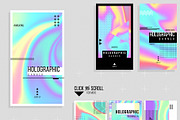 Holographic Bundle [Instagram], a Social Media Template by CONECT Market (Thumbnail 3 of 3)