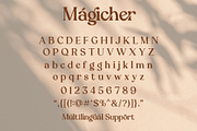 Magicher - Ligature Connected, a Serif Font by Mokatype Studio (Thumbnail 12 of 15)